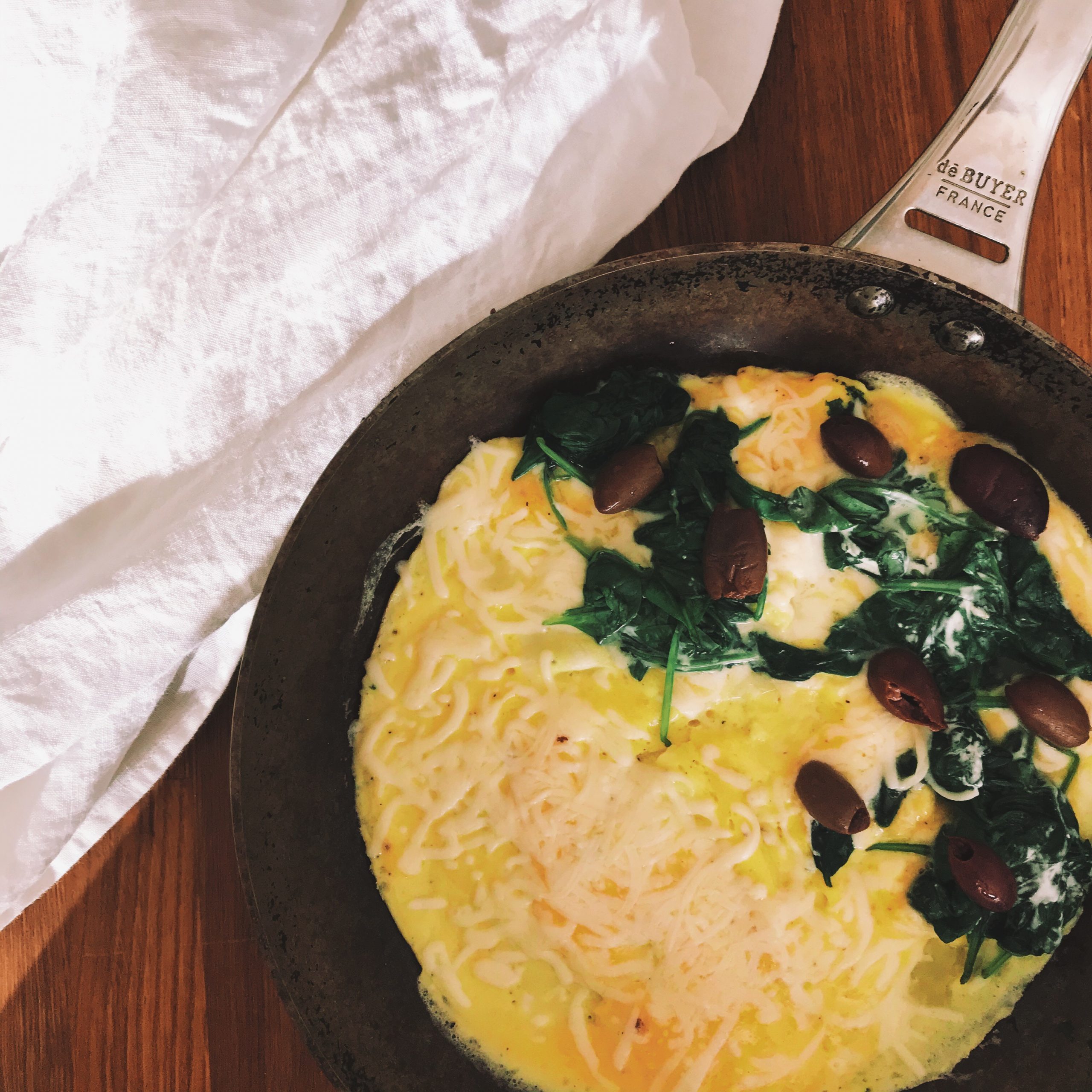 fodmap resepti omeletti